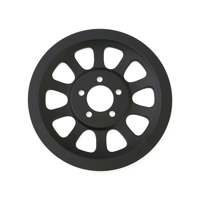 Pully Cover, ''Holes'' 66t. Black Rear Wheel Pulley Covers Mcs