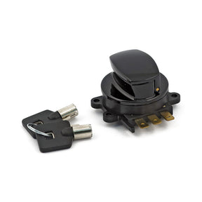 96 Up Ignition Switch, Side Hinge Type. Black Switches Ignition Mcs