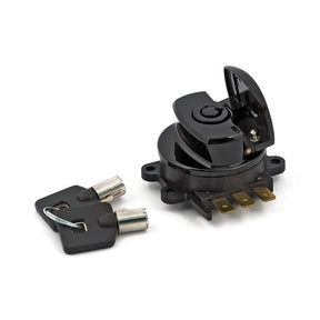 96 Up Ignition Switch, Side Hinge Type. Black Switches Ignition Mcs