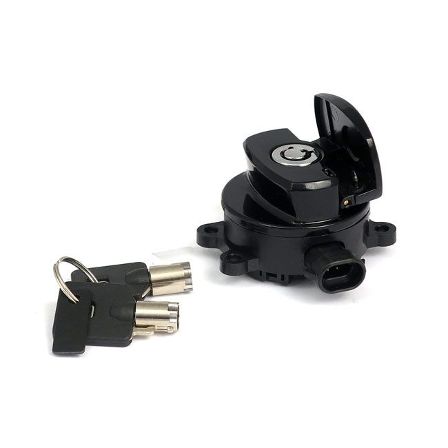 11 Up Ignition Switch, Side Hinge Type. Black Switches Ignition Mcs