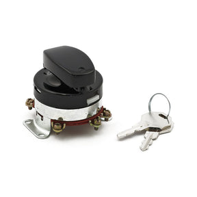 Fl Style Ignition Switch, ''Electronic''. Flat Key. Black Switches Ignition Mcs