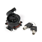 Fl Style Ignition Switch, ''Electronic''. Round Key, Black Switches Ignition Mcs