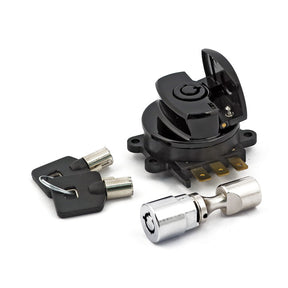 96 Up Ignition Switch, Side Hinge Type. Black Switches Ignition Mcs