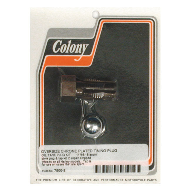 Colony Acorn Timing Plug W/Tap Timing Plugs Colony