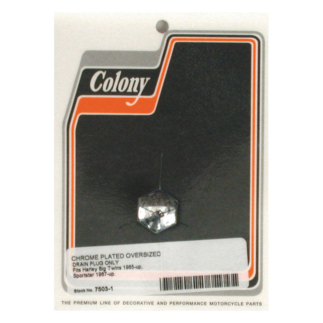 Colony Oversize Chr Drain Plug Drain Plugs Repair Kits Colony