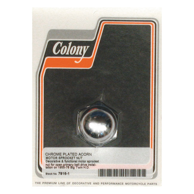 Colony Ac Spkt Nut Chr 55 06 Bt Motor Sprocket Nuts Colony