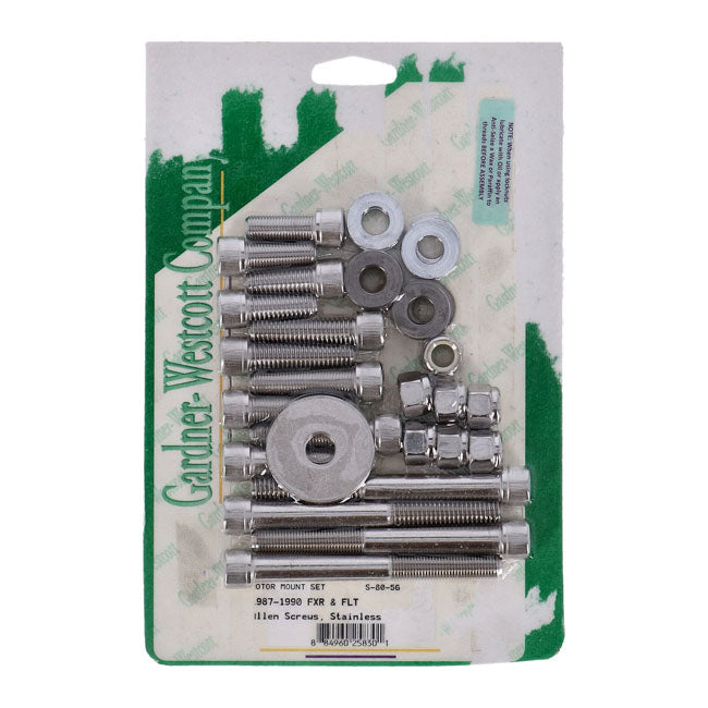 Motor Mount Screw Kit, Ss Allen Motor Mount Screw Kits Gardner Westcott
