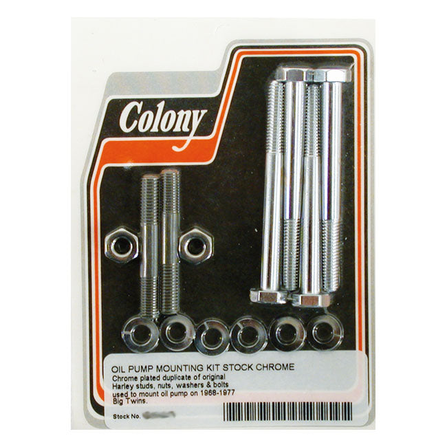 Colony oil pump mount kit, OEM style OIL PUMPS MOUNT KITS Colony