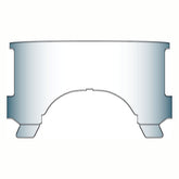 National Cycle, Repl. Adj. Lower Window (Style B). Clear Windshields Misc National Cycle