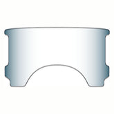 National Cycle, Repl. Adj. Lower Window (Style C). Clear Windshields Misc National Cycle