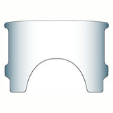 National Cycle, Repl. Adj. Lower Window (Style A). Clear Windshields Misc National Cycle