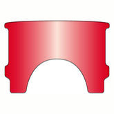 National Cycle, Repl. Adj. Lower Window (Style A). Red Windshields Misc National Cycle