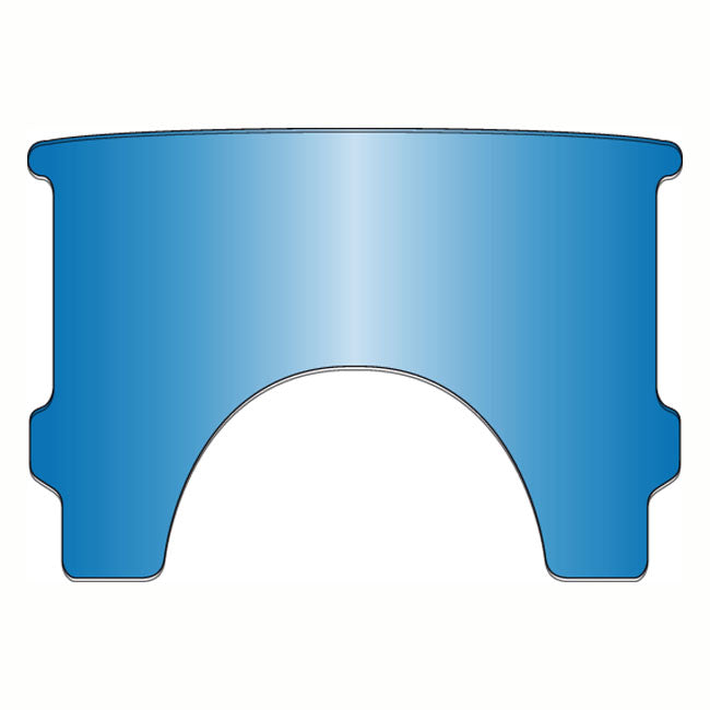 National Cycle, Repl. Adj. Lower Window (Style A). Blue Windshields Misc National Cycle