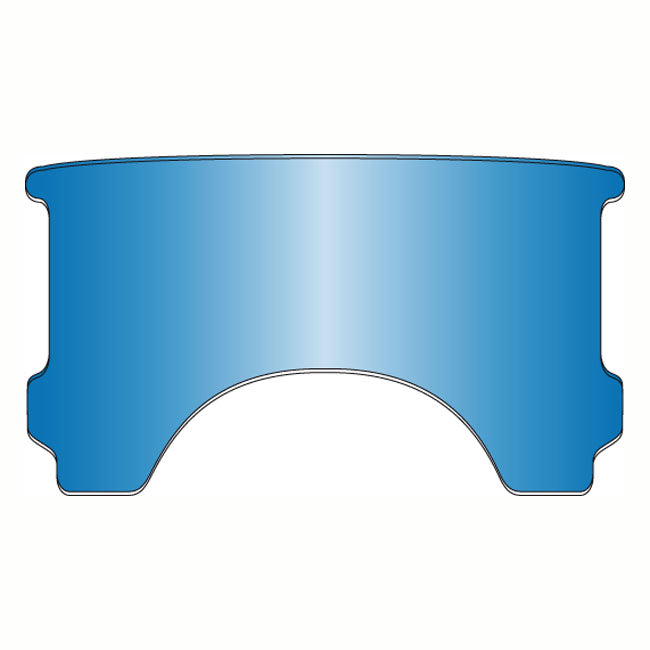 National Cycle, Repl. Adj. Lower Window (Style C). Blue Windshields Misc National Cycle