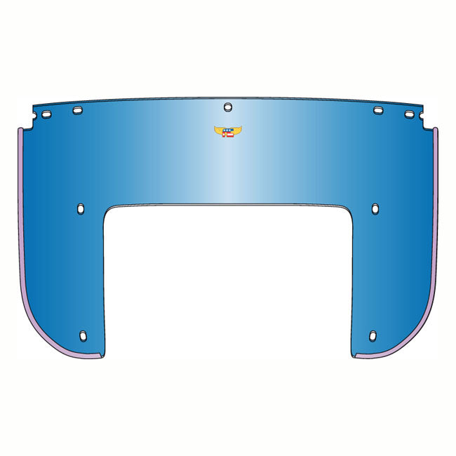 National Cycle, Beaded 5 Bolt Lower Window. Blue Windshields Misc National Cycle