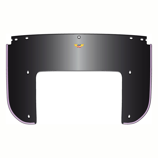 National Cycle, Beaded 5 Bolt Lower Window. Black Windshields Misc National Cycle