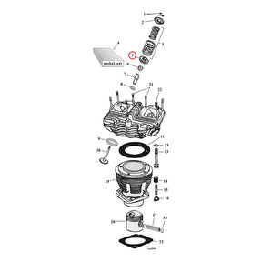 Manley, Lower Valve Spring Collar Set Valves Collars Manley