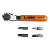 Lang Tools, Mini Ratcheting Bit Wrench. Offset Screwdriver Bit Wrenches Lang Tools