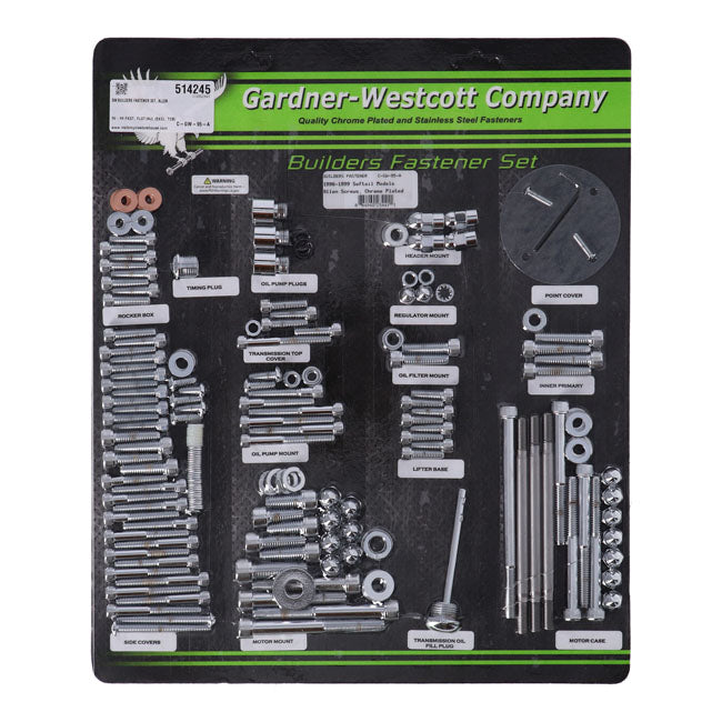 Builders Fastener Set, Allen Show Bike Kits Gardner Westcott