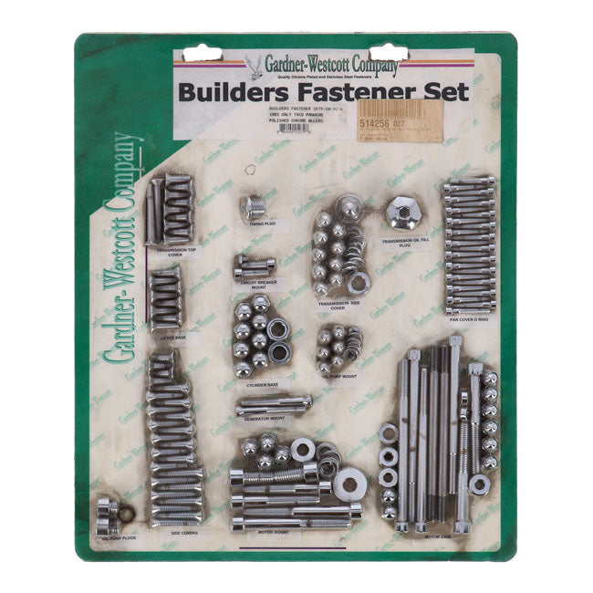 Builders Fastener Set, Polish. Allen Show Bike Kits Gardner Westcott