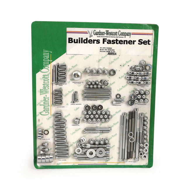 Builders Fastener Set, Polish. Allen Show Bike Kits Gardner Westcott
