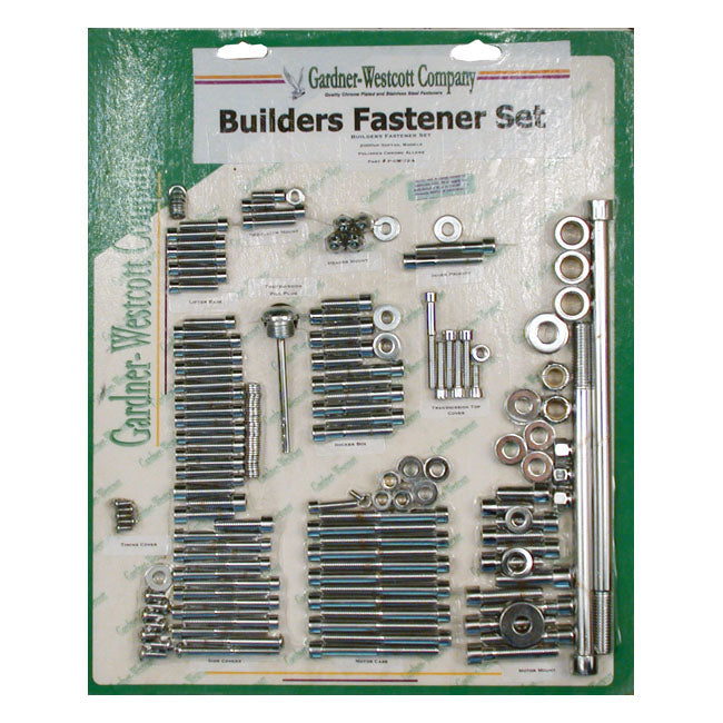 Builders Fastener Set, Polish. Allen Show Bike Kits Gardner Westcott