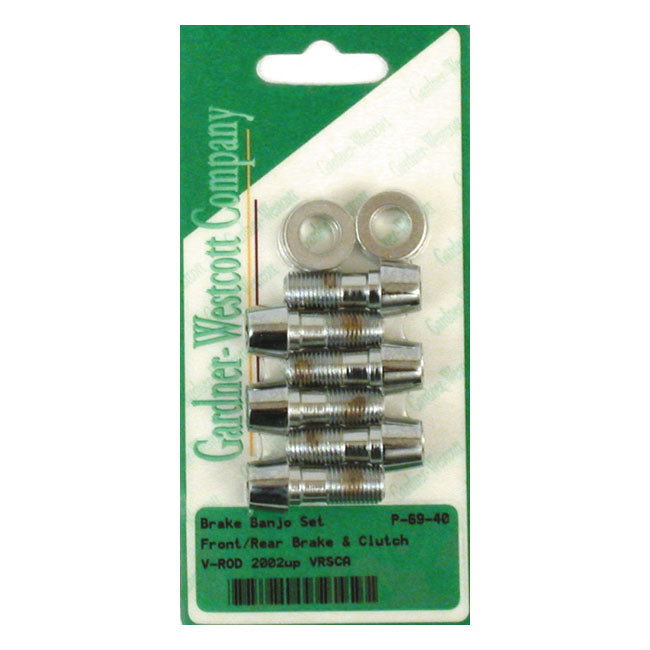 Banjo Bolt Set (Pol. Chrome) Banjo Bolts Gardner Westcott