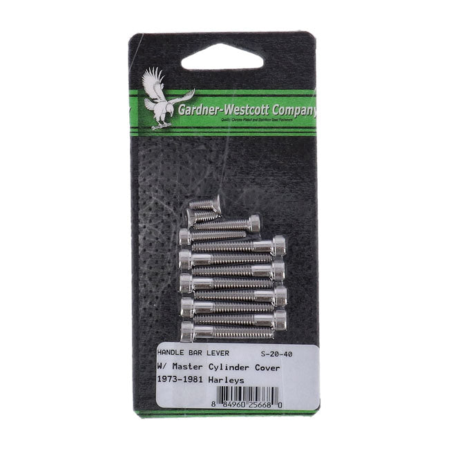 Handlebar Control Screw Kit, Ss Allen Handlebar Control Screw Kits Gardner Westcott