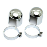 Shock Stud Cover Set. Chrome Shock Absorbers Stud Covers Mcs
