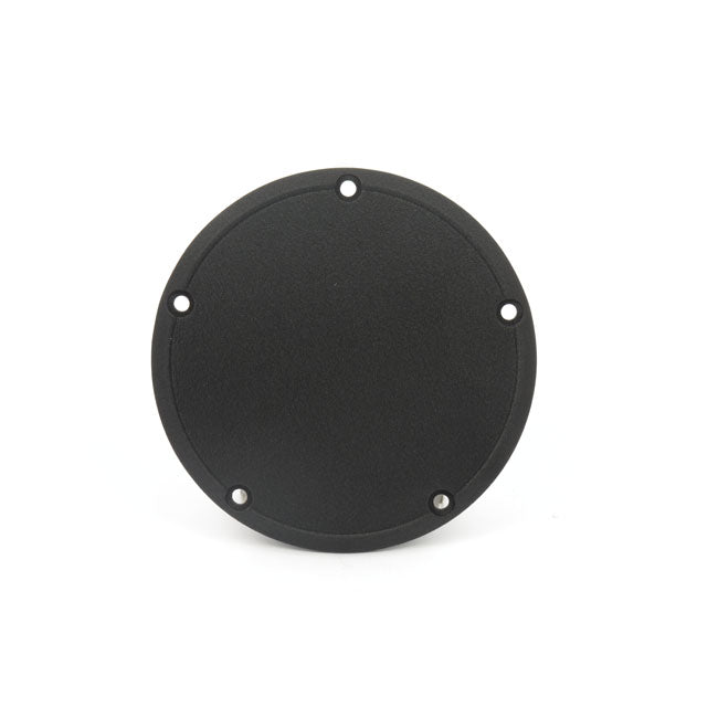 Derby Cover, Oem Style Domed. Black Wrinkle Derby Cover Mcs