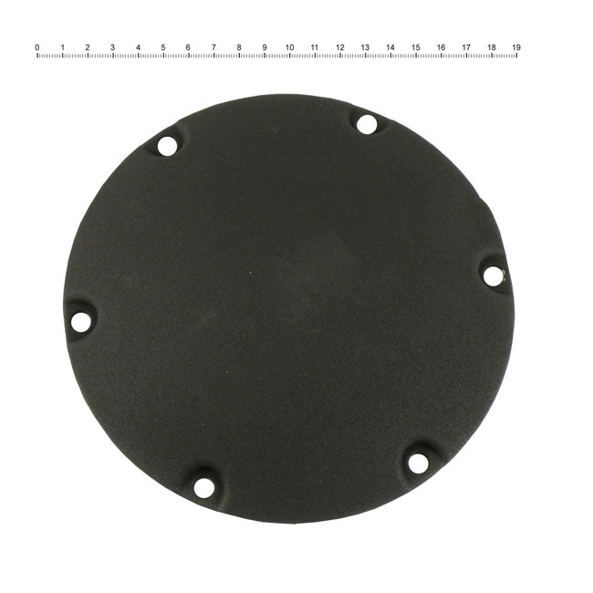 Derby Cover, Oem Style Domed. Matte Black Derby Cover Mcs