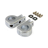 Engine Guard Foot Peg Mount Kit. 1 1/4" (32mm)tubing. Chrome Footpegs Mounts Mcs