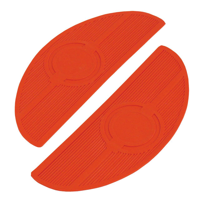Oval Repl. Pads, Floorboards. Red Floorboards Inserts Mcs