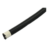 Braided Hose 1/4" (6mm). Black Nylon Fuel Line Mcs