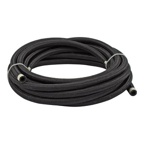 Braided Hose 5/16" (8mm). Black Nylon Fuel Line Mcs