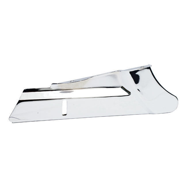Lower Rear Belt Guard. Chrome Belt Guards Mcs