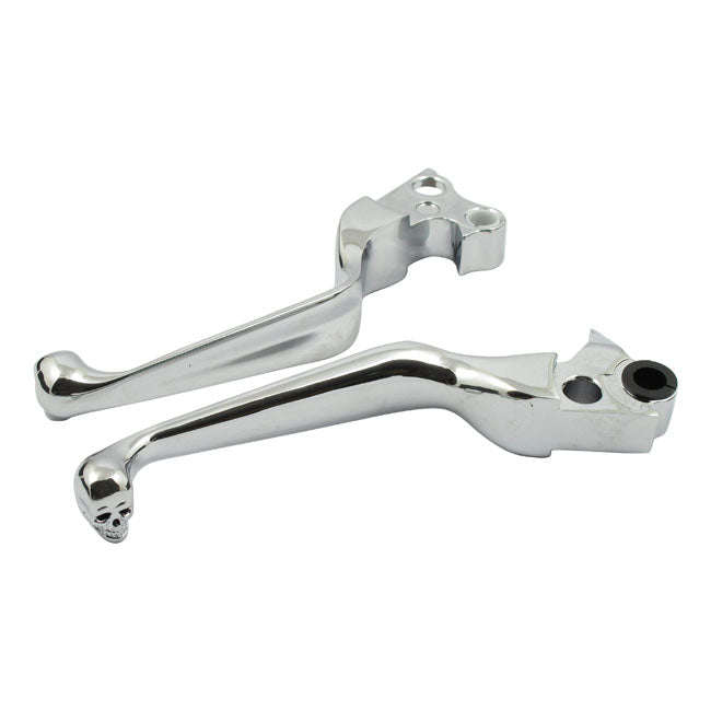Skull Handlebar Lever Set Levers Sets Mcs