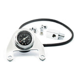 Oil Pressure Gauge Kit Rocker Box, 0 60 Psi. Chrome Oil Pressure Gauges Mcs
