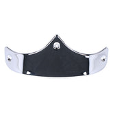Front Fender Tip, Smooth. Chrome Fender Tips Mcs