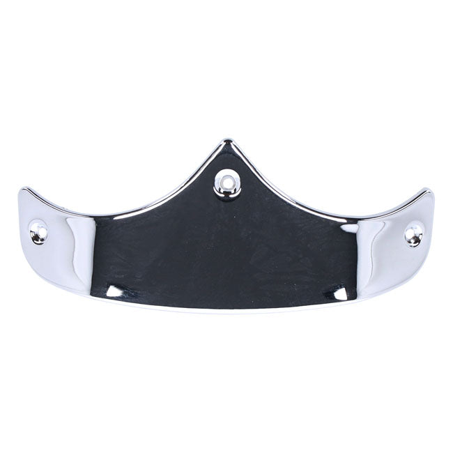 Front Fender Tip, Smooth. Chrome Fender Tips Mcs