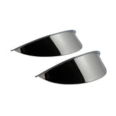 Smooth Headlamp/Spotlamp Visor. 4 1/2". Chrome Visors Spotlamps Mcs