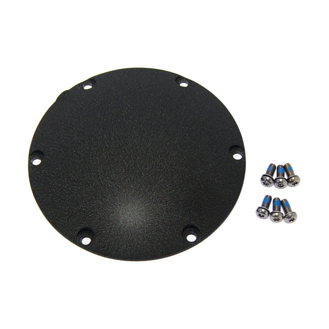 Derby Cover, Oem Style Domed. Black Wrinkle Derby Cover Mcs
