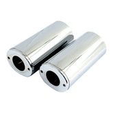 Upper Fork Slider Covers, Std Length. Chrome Fork Slider Covers Mcs