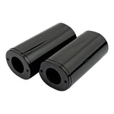 Upper Fork Slider Covers, Std Length. Black Fork Slider Covers Mcs