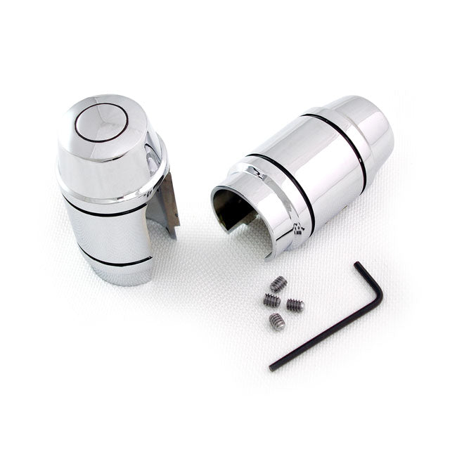 Shock Stud Cover Kit. Chrome Shock Absorbers Stud Covers Mcs