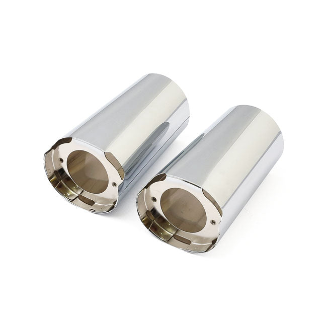 Upper Fork Slider Covers. Chrome Fork Slider Covers Mcs