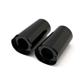 Upper Fork Slider Covers. Black Fork Slider Covers Mcs