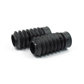 Bobber Boots 49mm Tubes. Black Fork Bobber Boots Mcs
