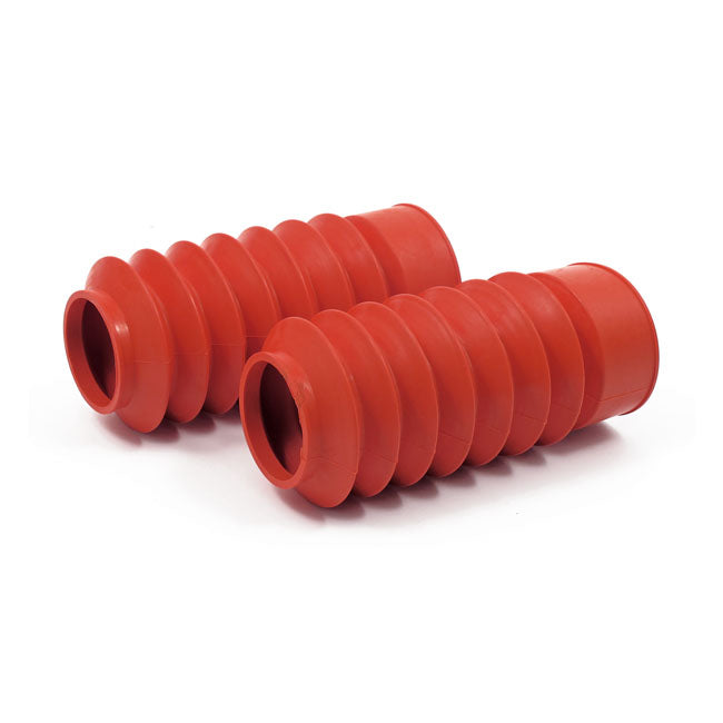 Bobber Boots 49mm Tubes. Red Fork Bobber Boots Mcs