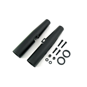 Mcs, Fork Shrouds For 39mm Forks. Black Fork Covers Mcs